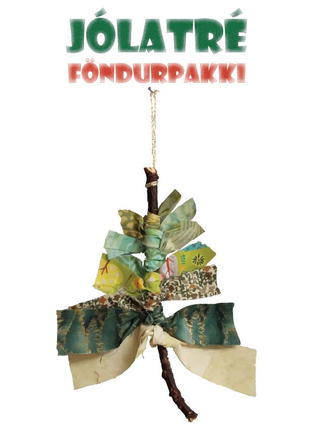 Jólaföndurpakki - jólatré - föndurpakkar - jólaföndur - kashima.is - tækifæriskort.is