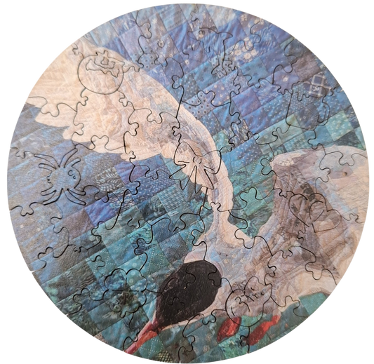 Uppáhaldið mitt - Krían - Bútasaumspúsl